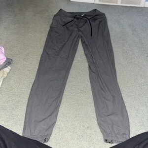 Gray jogging pants